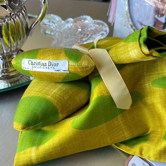 Extremely RARE and Special Vintage Christian Dior COLIFICHETS~Paris Shoe bags👠